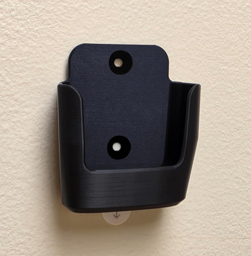 Makesus Fan Remote Holder Wall Mount Bracket for Merwry Home Decorators Collection Ceiling Fan Remote Control (1 Pk BLK) - Image 3